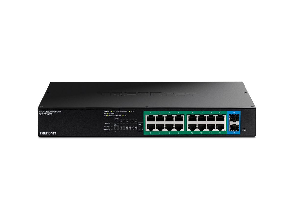 TRENDnet TPE-TG182ES 18-Port PoE+ Switch Gigabit EdgeSmart