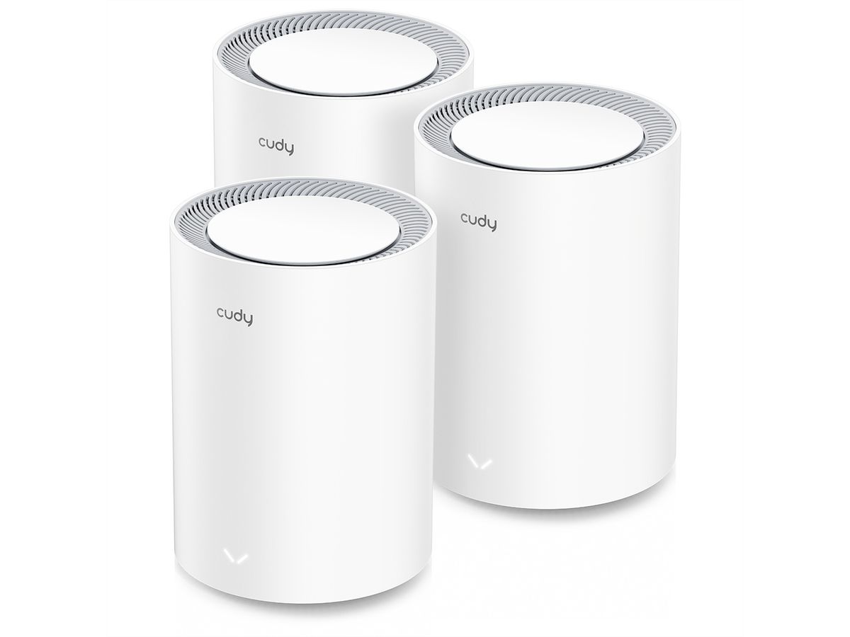 CUDY M3000 AX3000 Wi-Fi 6 Mesh  2.5G 3er-Pack