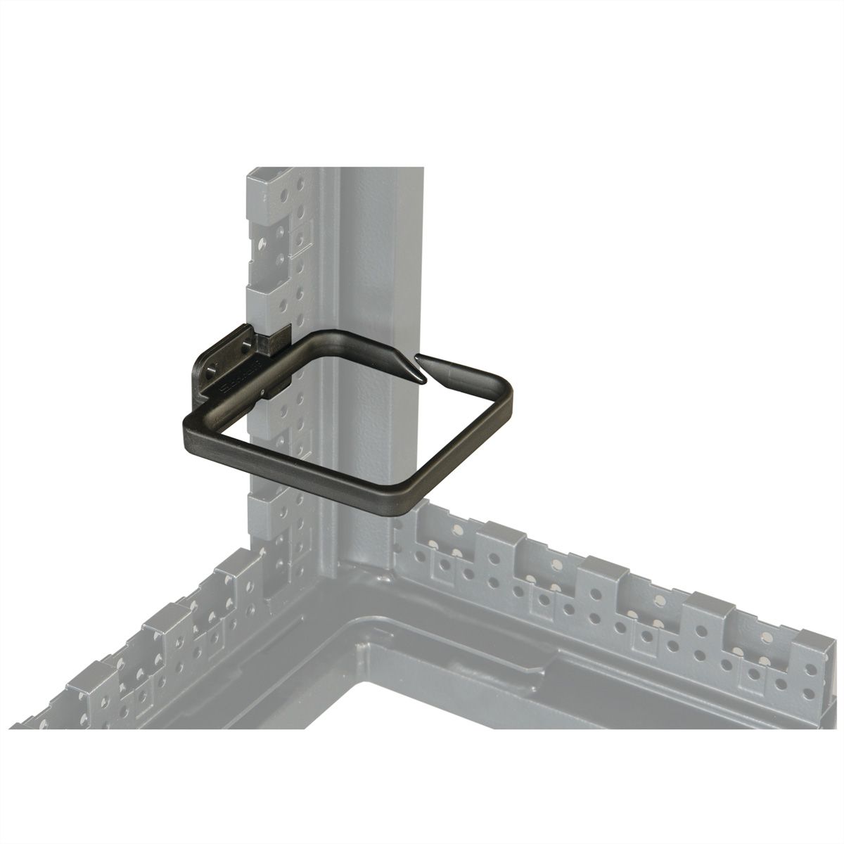 SCHROFF VARISTAR kabelgeleider Plastic, 100x100, voor aan de profielen (tbv rack van 800 mm breed)