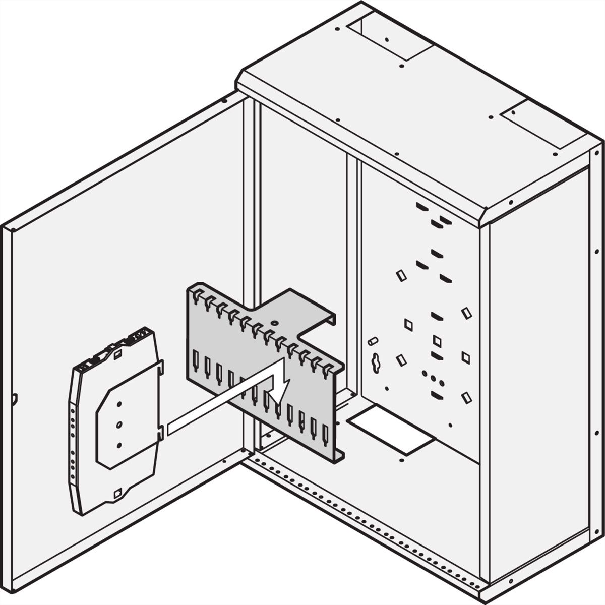 SCHROFF LAN-houder voor lascassettes