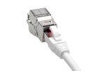 VALUE Cat.6A (Class EA) Keystone, RJ-45, STP, tool-free, silver