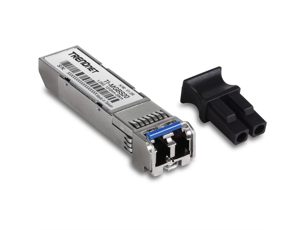 TRENDnet TI-MGBS20 Industrial Mini-GBIC  Single-Mode LC Module 20KM