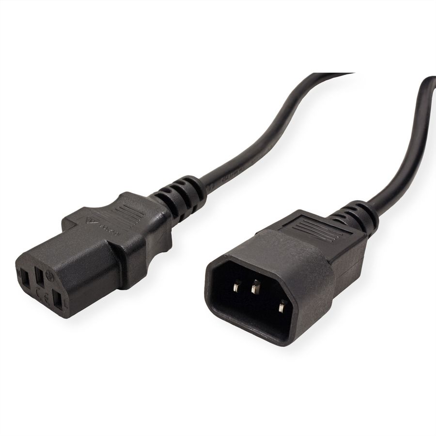STANDARD Monitor Power Cable, IEC 320 C14 - C13, black, 1.8 m