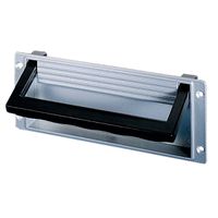 SCHROFF Klapgreep Gegoten RAL 9005, zwart