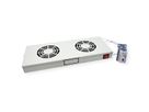ROLINE 19-inch ventilatorunit 2 ventilatoren , Thermostaat grijs