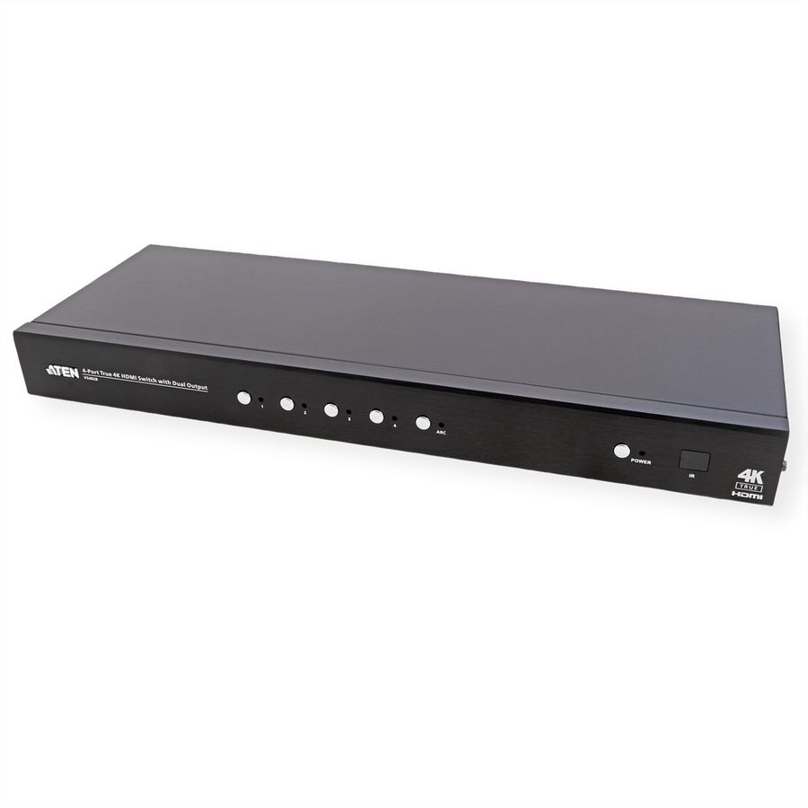 ATEN VS482B 4-poorts True 4K HDMI Switch met Dual View