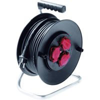 BACHMANN protective contact retractable cable reel 3x 230VAC, IP44, 25 m