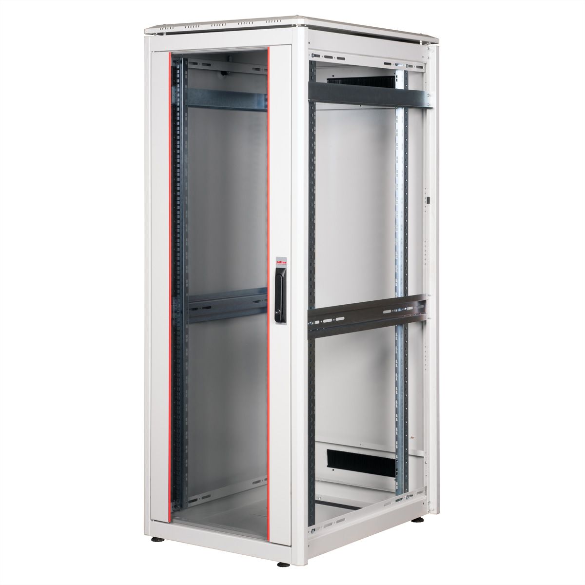 ROLINE 19-inch netwerkkast Pro 32 U, 600x800 BxD Glazen deur grijs