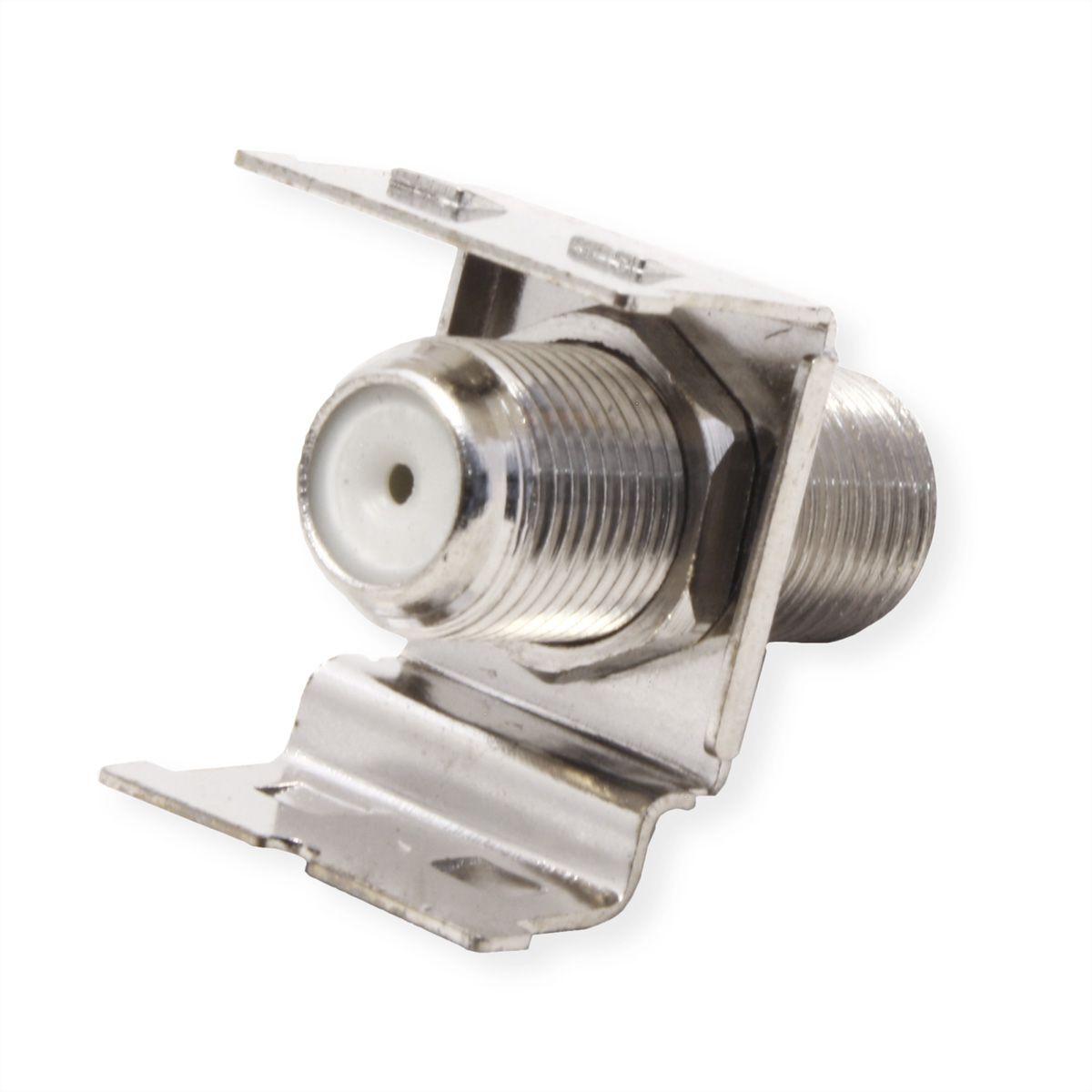 ROLINE F-Type Keystone Coupler, Metal, Shielded