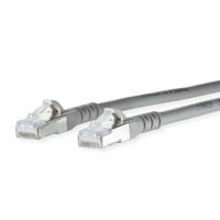 METZ CONNECT Patchkabel Cat.6A AWG 26, grijs, 10 m