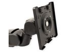 ROLINE LCD-arm voor zware belasting, draagstang, 4 scharnieren, tafelmontage, tot 22/27 kg, zwart