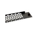 VALUE 19" Perforated Ventilation Mesh Panel, Snap-in, 1U, Metal, black