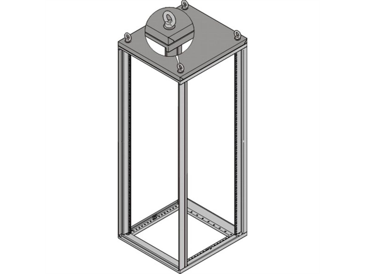 SCHROFF Novastar Lifting Eyes for Raised or Fan Top Cover