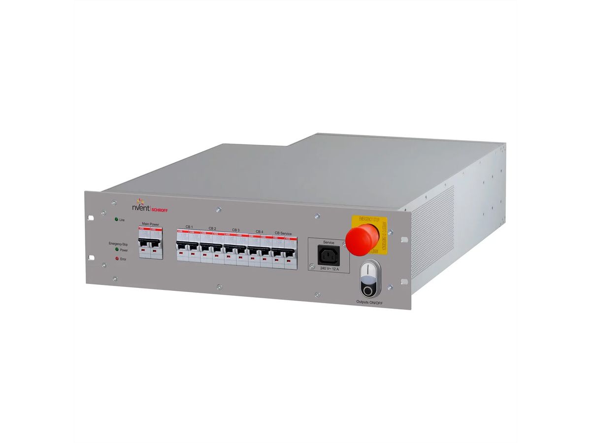 SCHROFF Rack Safety Plus, 3 U, 208 / 240 V AC, EMC Filter