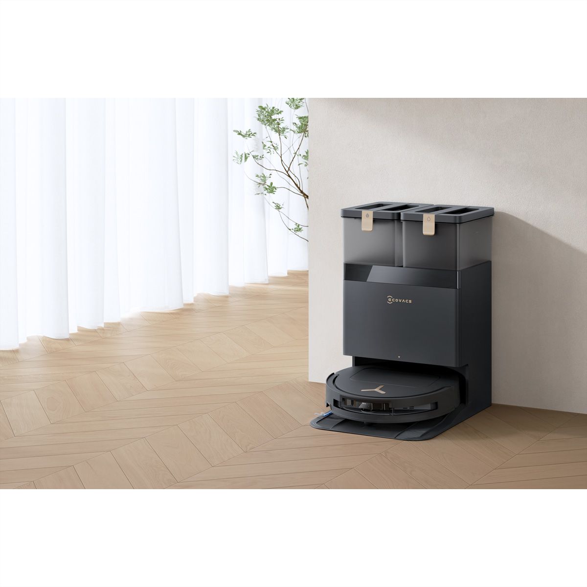 Ecovacs-stofzuigrobot DEEBOT T50 OMNI Gen3, zwart