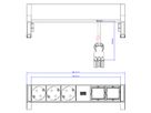BACHMANN DESK2 3x earthing contact 2x ABD GST18 Inox