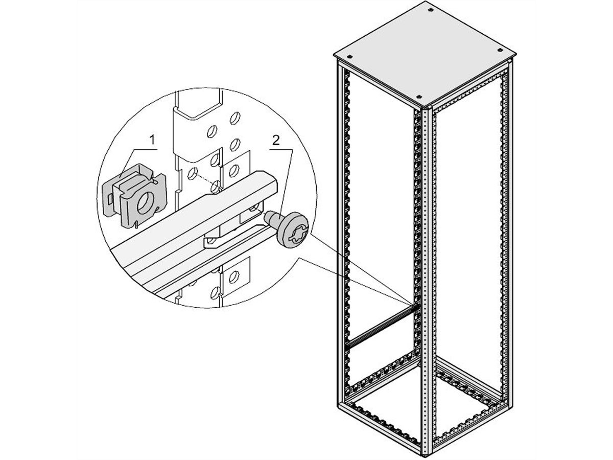 SCHROFF Varistar Assembly Kit for Mounting Accessories Directly to Frame