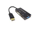 VALUE Adapter DisplayPort - VGA / DVI / HDMI, v1.2, Actief