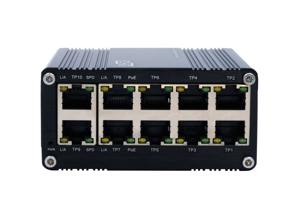 EX-62025PoE 10-poorts industriële PoE-switch mini unmanaged