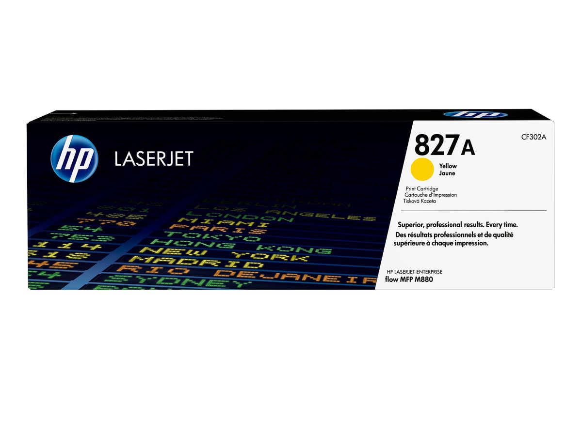 HP 827A Yellow Original LaserJet Toner Cartridge