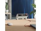 BACHMANN DESK2 1xCH 90° 1xUSB C/C 65W, L=0,2m RAL9010