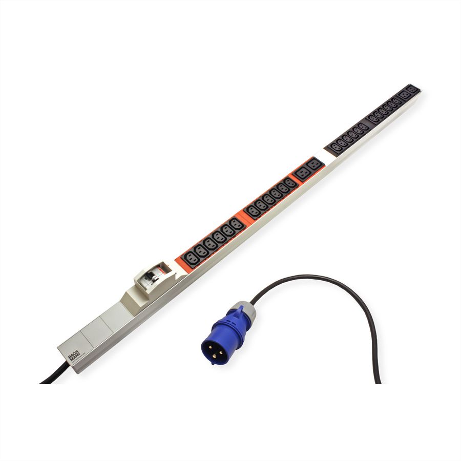 BACHMANN IT PDU ALU 1U 20xC13 4xC19 2xLS CEE 32A blue