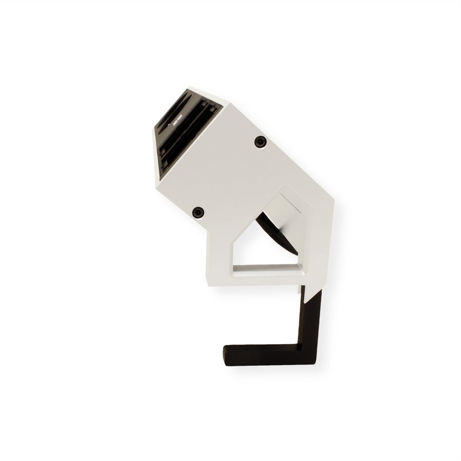 BACHMANN DESK2 2x Geaard stopcontact 2x ABD GST18, wit
