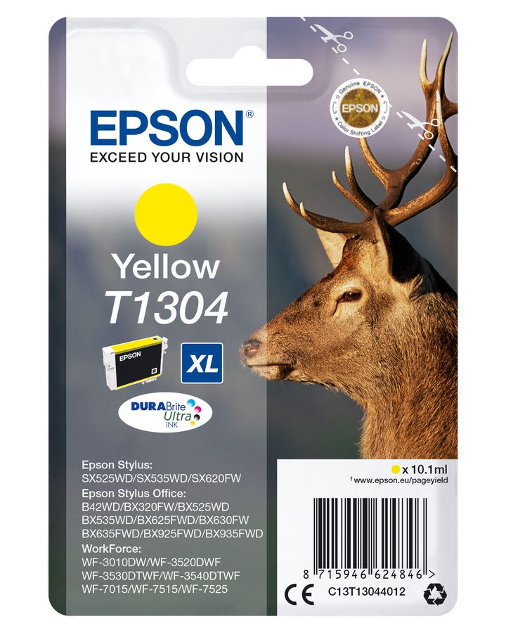 Epson inktpatroon Yellow T1304 DURABrite Ultra Ink