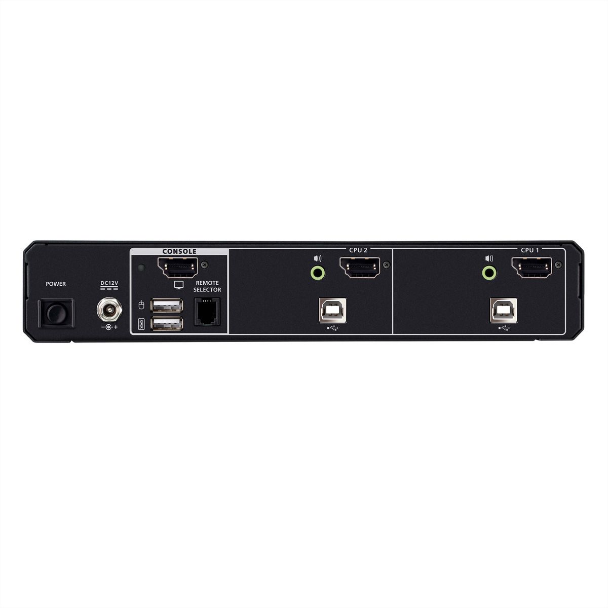 ATEN CS1182DPH4 2-poorts USB 5K DP/HDMI, Universele beveiligde KVM-switch voor één scherm