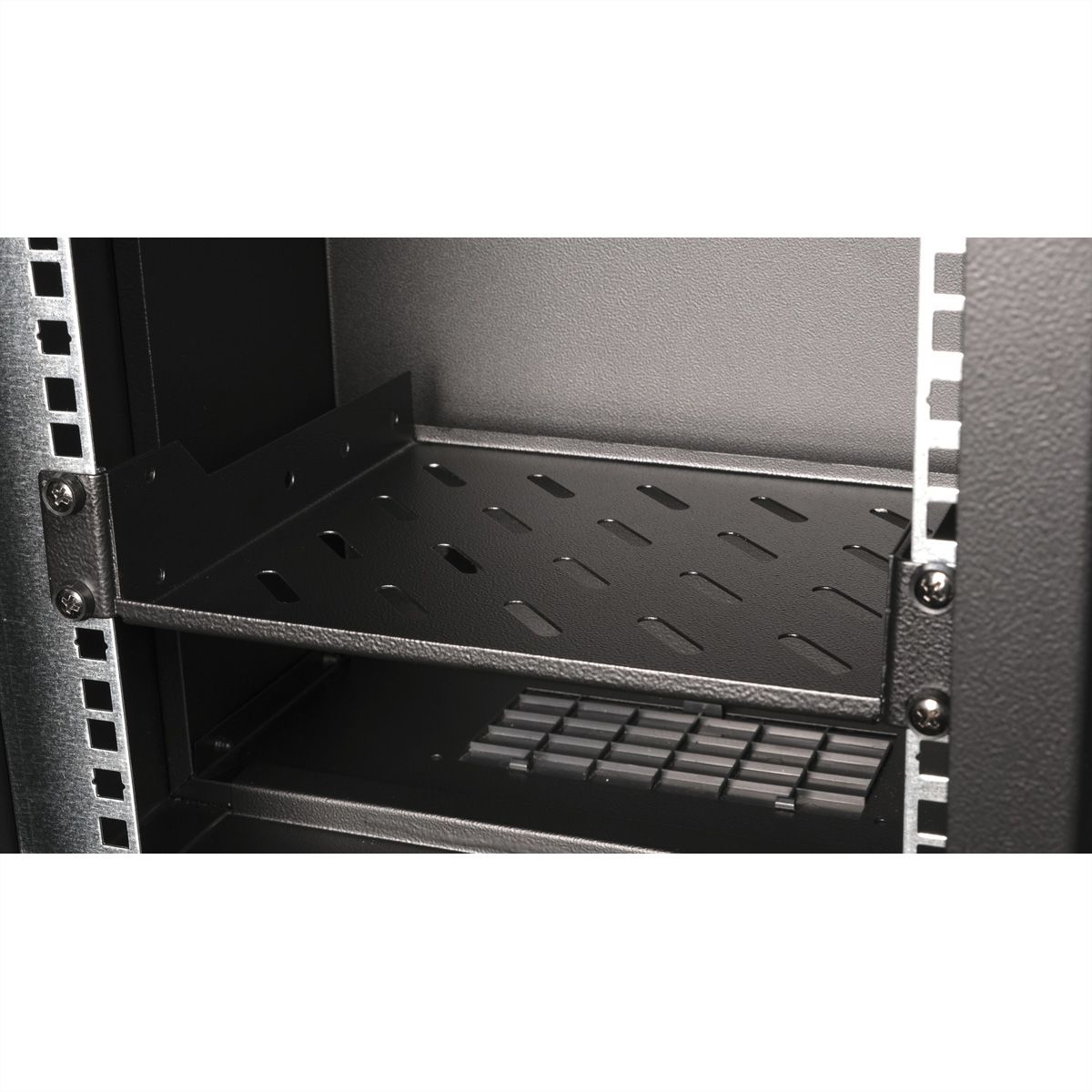 ROLINE 10-inch shelf 1 U, 200 T black