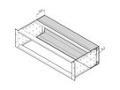 SCHROFF EuropacPRO Achterkap voor roestvrij staal EMC pakking, 6 HE, 63 PK