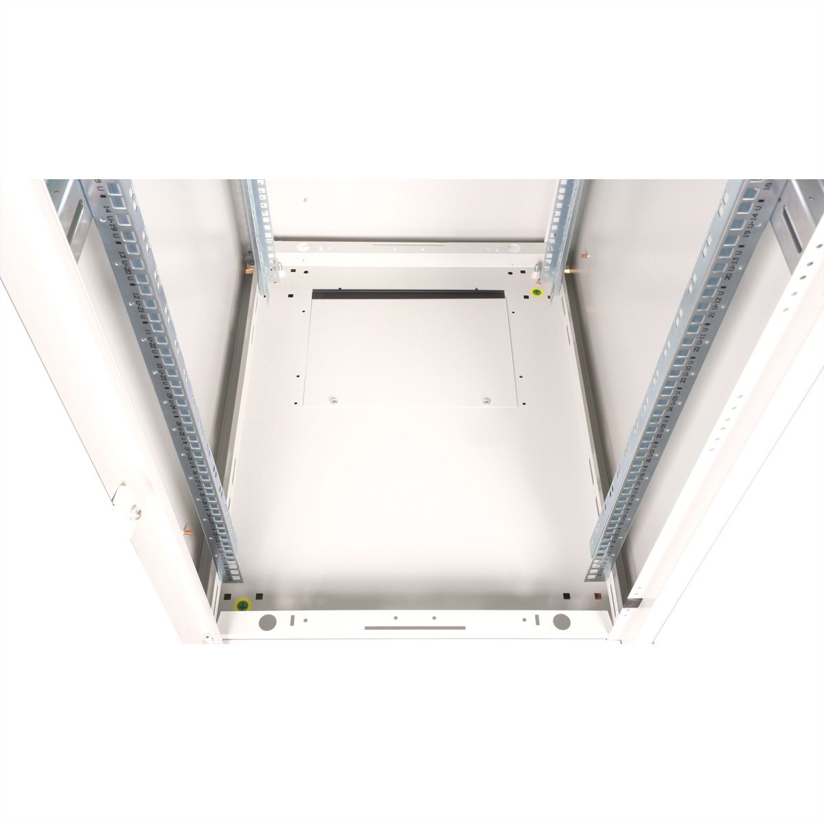 ROLINE 19-inch network cabinet Basic 32 U, 600x800 WxD glass door grey