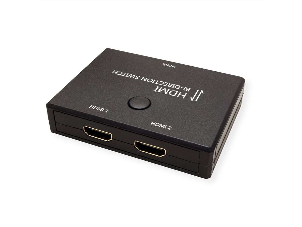 VALUE 4K HDMI switch, 2-voudig, bidirectioneel