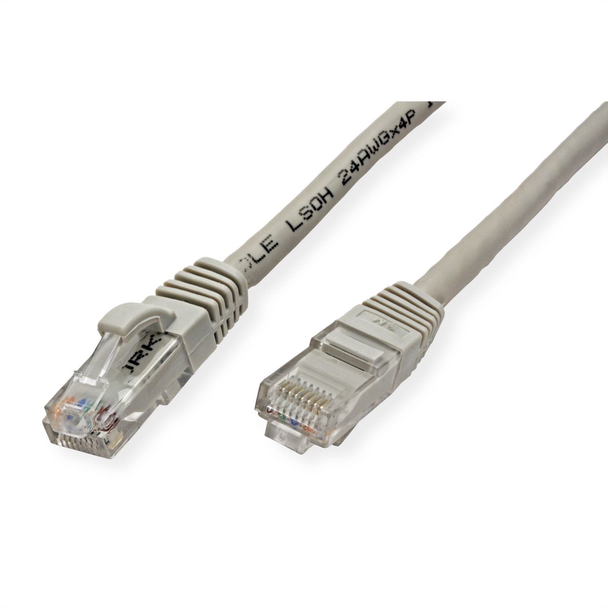 VALUE UTP Cat.6 (Class E) patchkabel, LS0H, grijs, 1 m