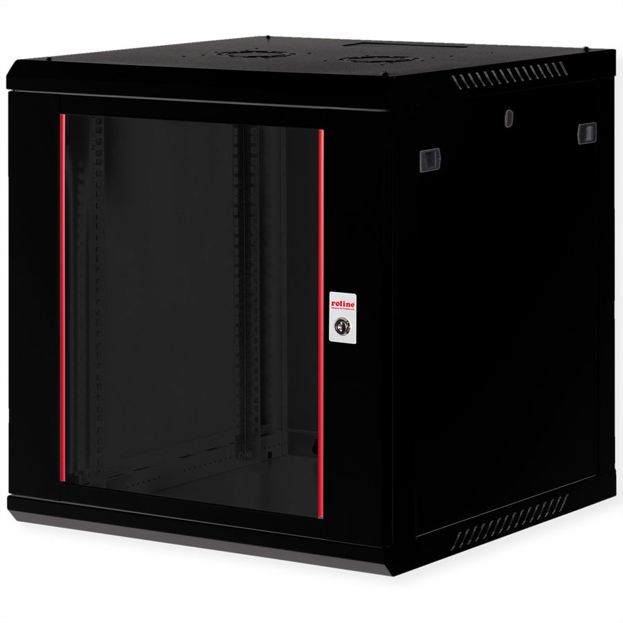 ROLINE 19" Wall Cabinet Basic Plus 12U, 600x600 BxT black