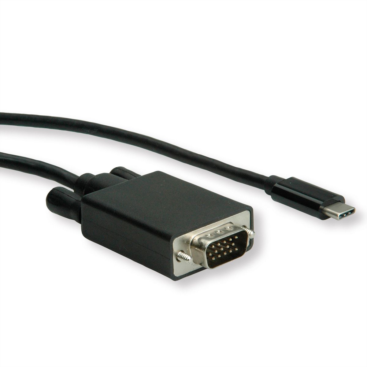 ROLINE USB Type C - VGA Cable, M/M, 1 m