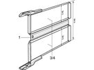 SCHROFF Tussenadapter om meerdere 3 HE testadapters te monteren, 6 HE, 340 mm, 470 mm