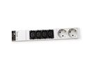 BACHMANN IT PDU ALU 0HE 12x C13 6x geaard contact 3x 16A CEE rood