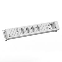 BACHMANN POWER FRAME 4xCH 0° 1xCM 1xUSB A/C 22W 0.2m GST18