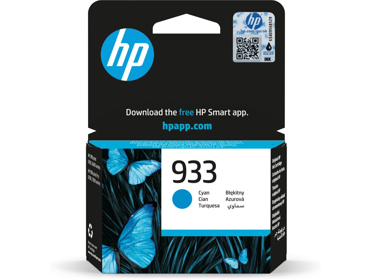 HP 933 originele cyaan inktcartridge