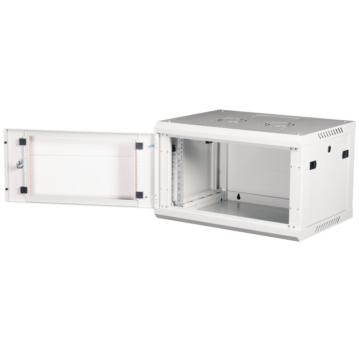 ROLINE 19-inch wandbehuizing Basic Plus 6U, 600x450 BxT grijs