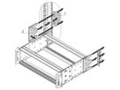 SCHROFF EuropacPRO Adapter for Rear Fixing, DL3 Standard in a Cabinet, 3 U