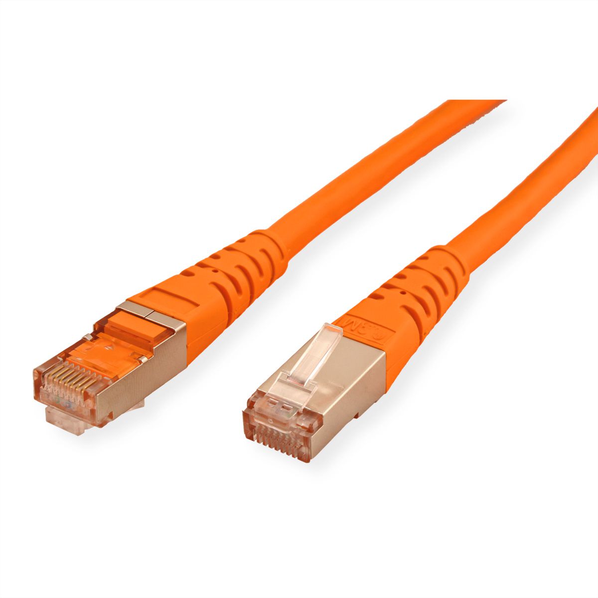 ROLINE patchkabel Cat.6 (Klasse E) S/FTP (PiMF), oranje, 2 m