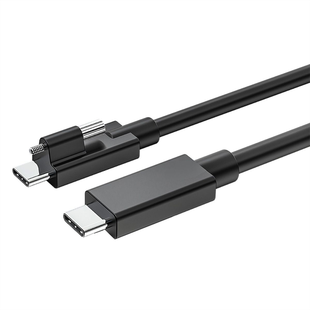 EXSYS EX-K1598-2.0 USB4 cable, USB-C - USB-C, 8K UHD-2, 40 Gbit/s, 5A, 240W, black, 1.5 m