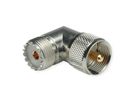 TELEGÄRTNER UHF-Winkelverbinder, Stecker / Buchse