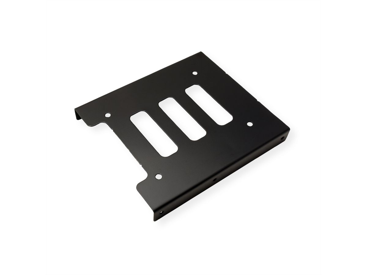 ROLINE montage adapter, 3,5 inch frame voor 1x 2,5 HDD/SSD, metaal, zwart