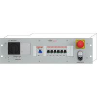 SCHROFF Rack Safety Plus, 3 U, 230 V AC, C20, C13/Schuko