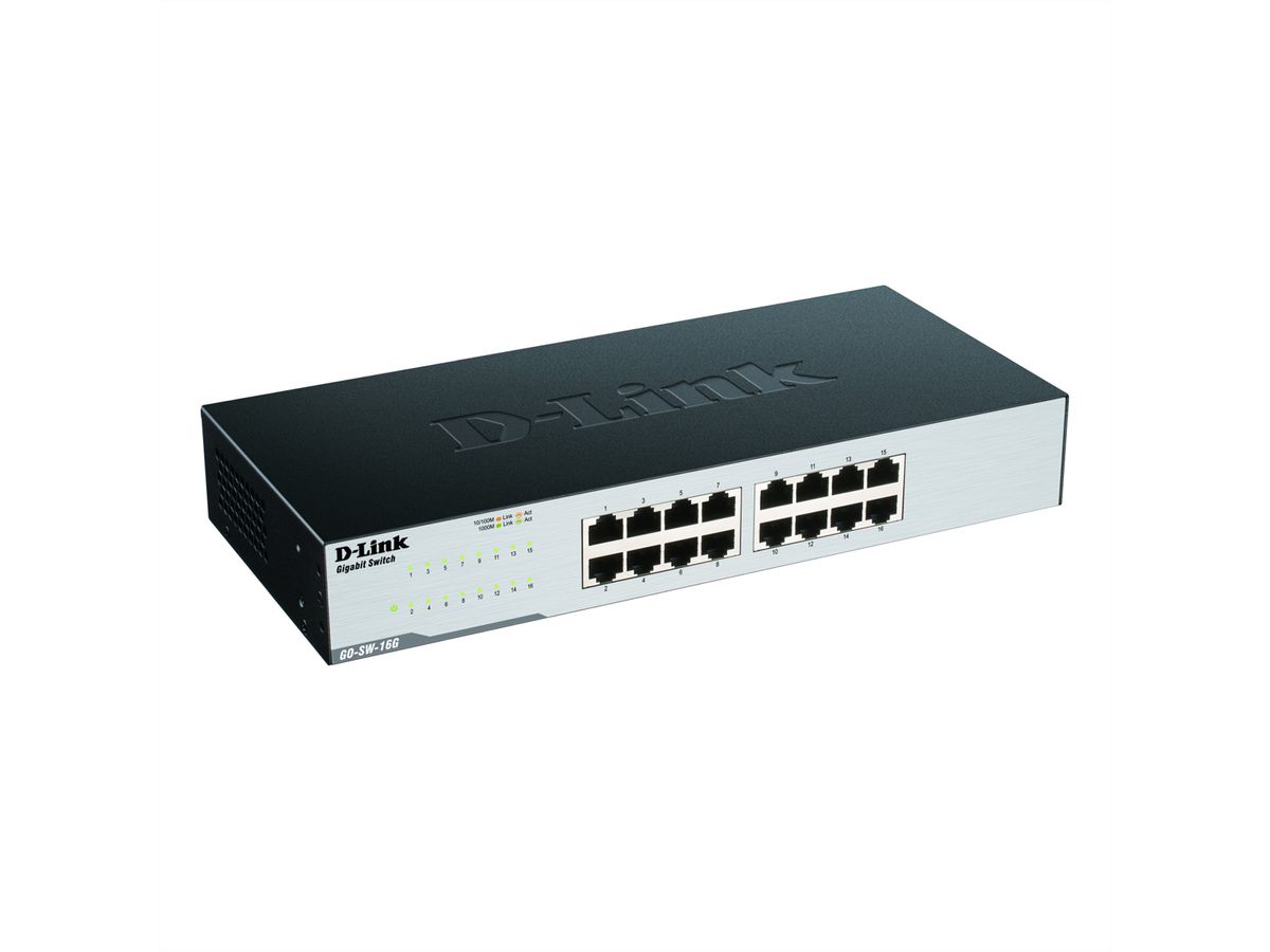 D-Link GO-SW-16G Ethernet Switch Gigabit