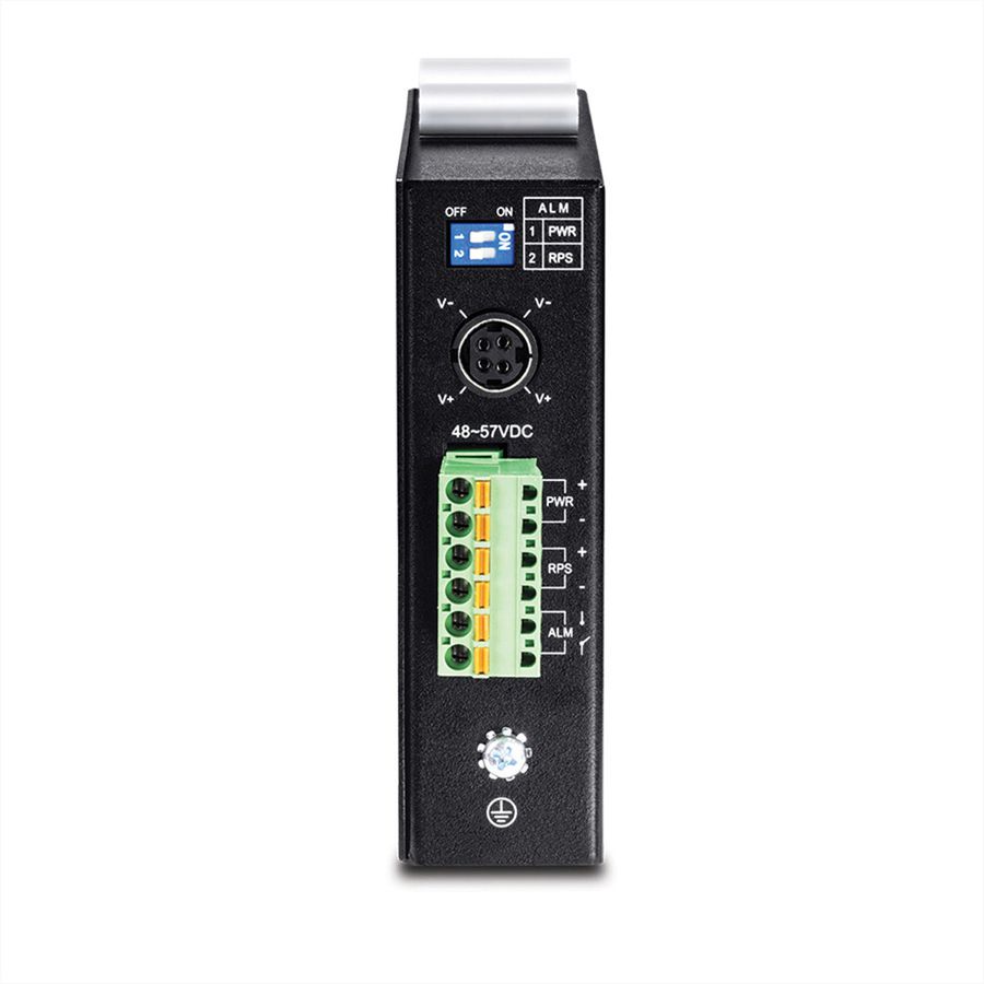 TRENDnet TI-PG541 5-Port Hardened Industrial Gigabit PoE+ DIN-Rail Switch