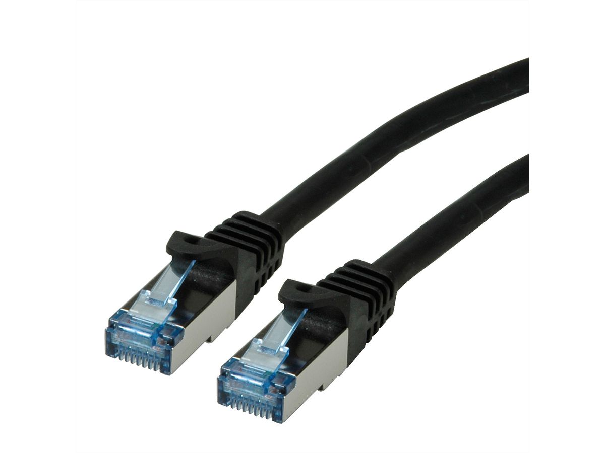 ROLINE S/FTP Patch Cord Cat.6A, Component Level, LSOH, black, 5 m